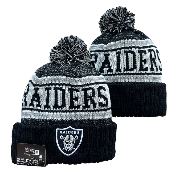 Las Vegas Raiders 2025 Knit Hats 018 Las Vegas Raiders 2025 Knit Hats 018